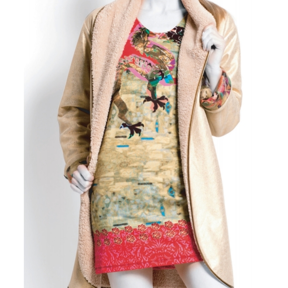 Volt Design Reversible light coat leopard 🐆 & Chinese print - Picture 12 of 12